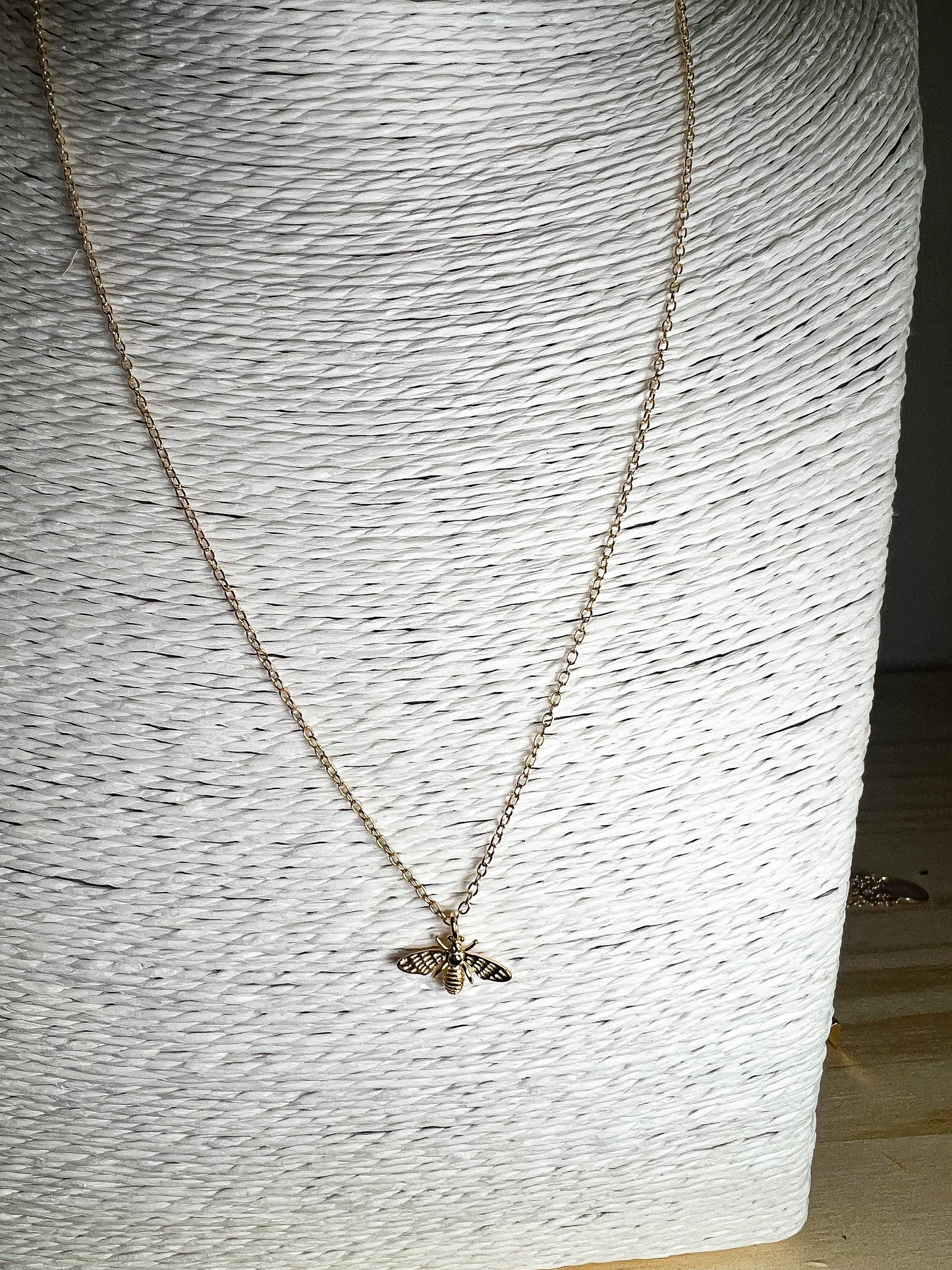 Gold Bee Necklace