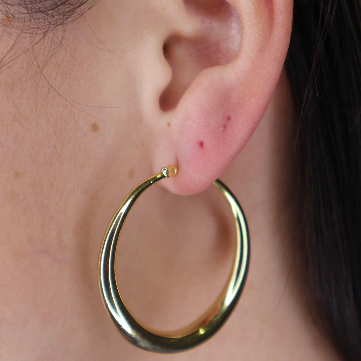 Gold Hoop Earrings Cleo