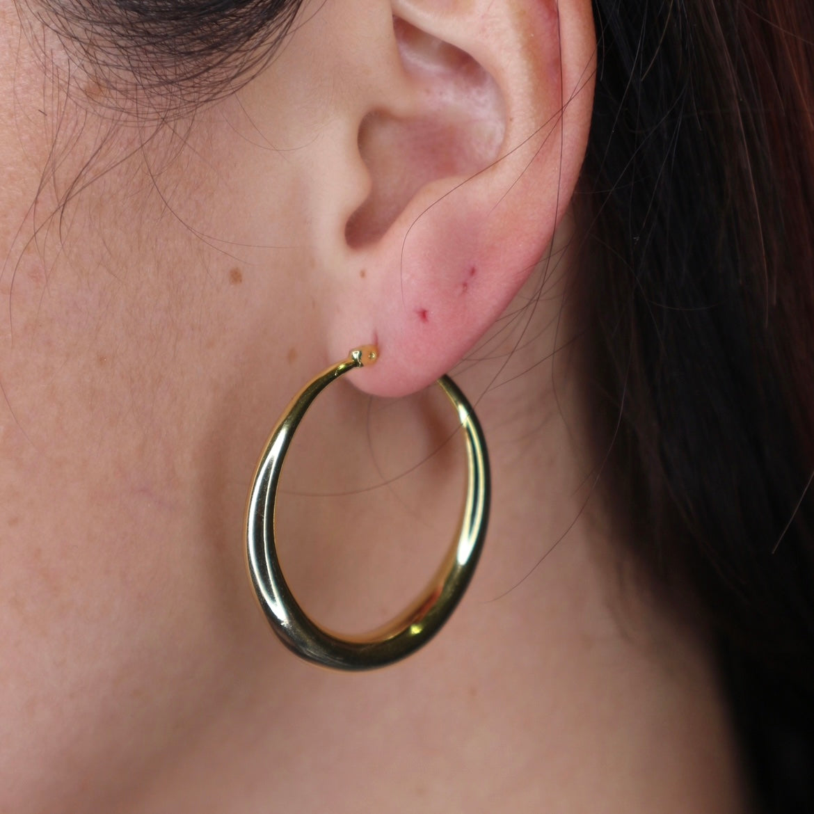 Gold Hoop Earrings Cleo