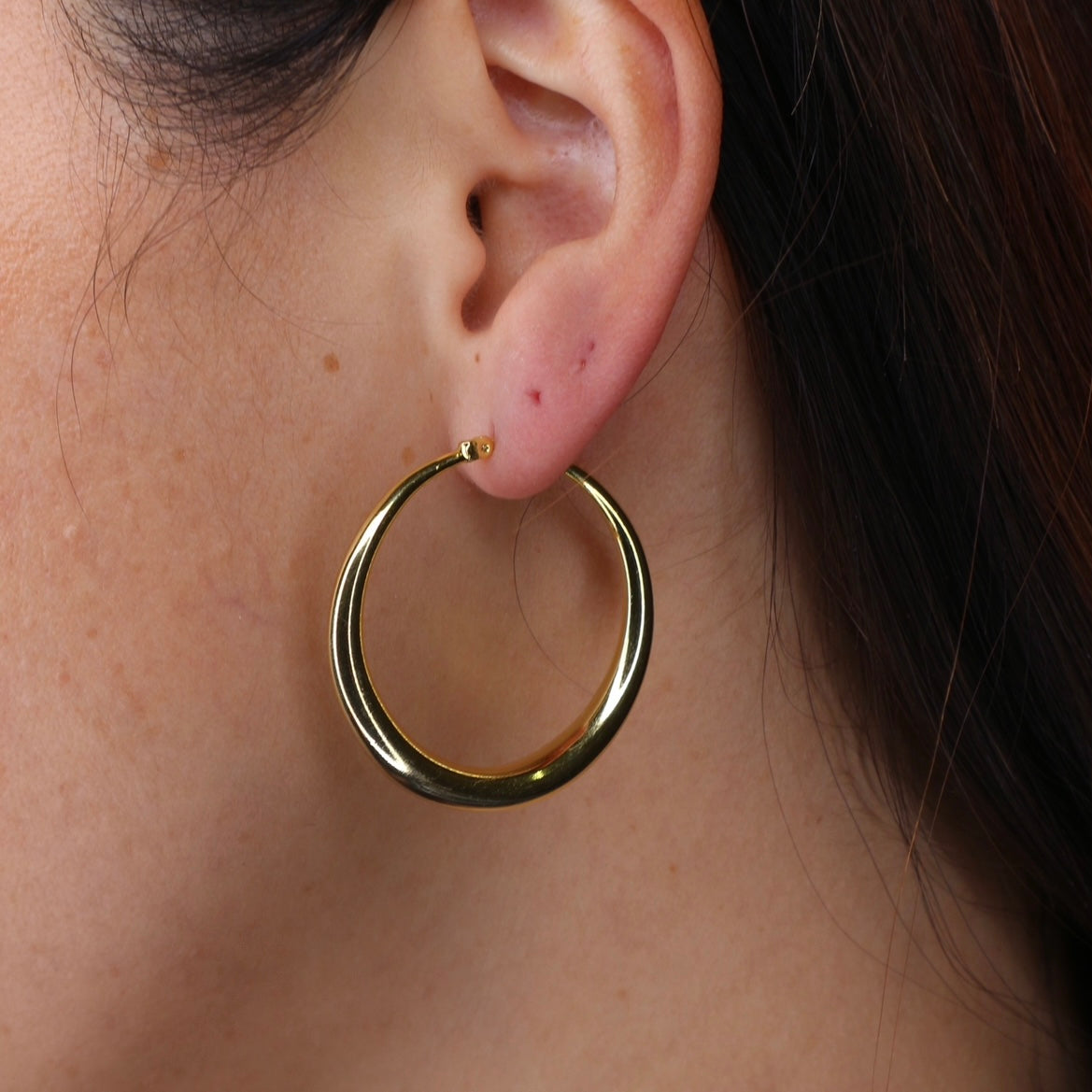 Gold Hoop Earrings Cleo