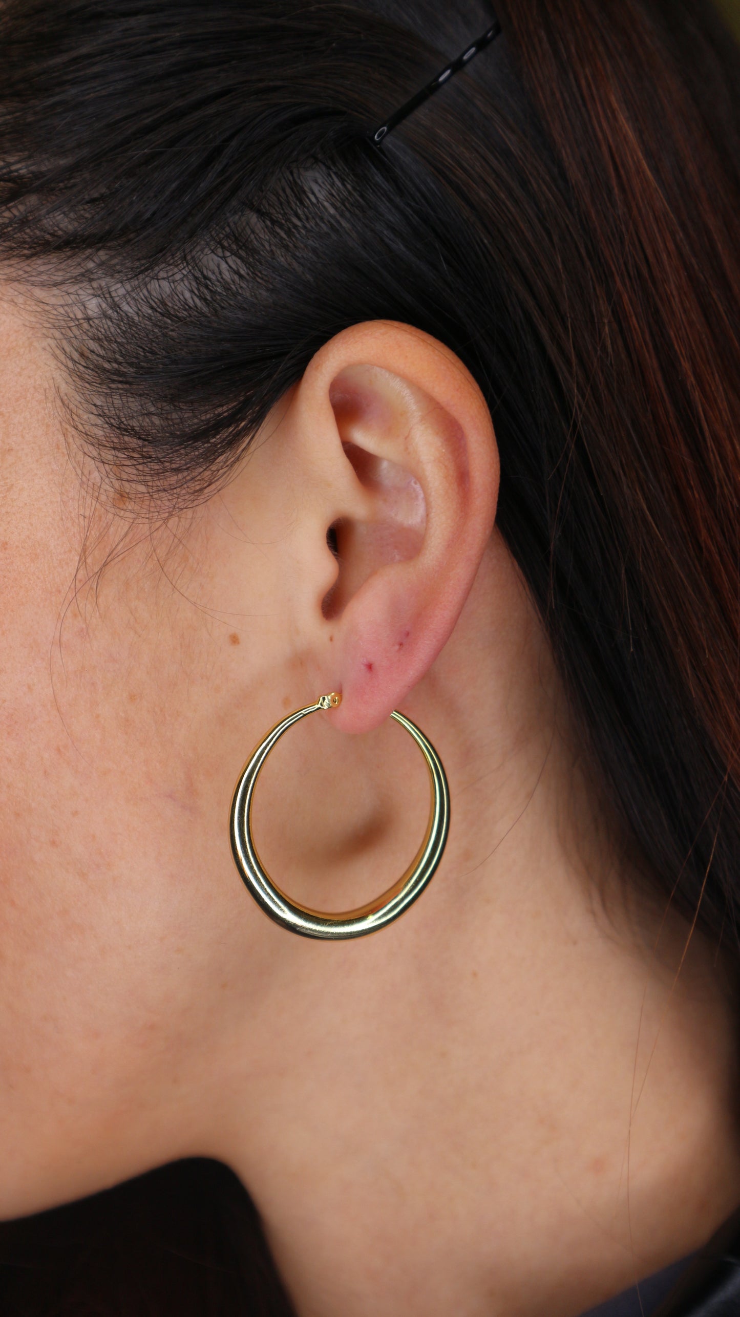 Gold Hoop Earrings Cleo