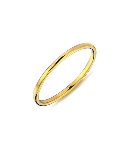 Gold Infinity Ring In Solid 9ct Gold