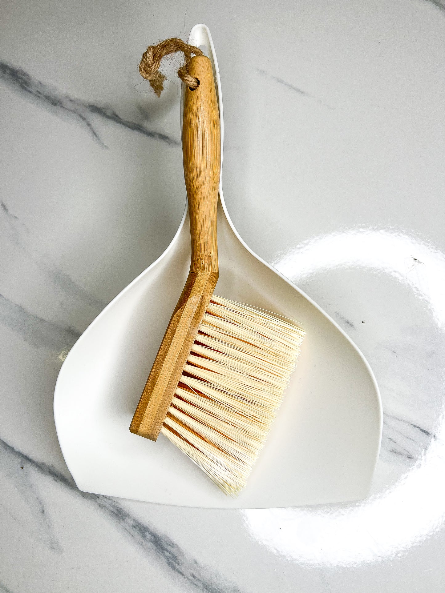 Bamboo Sweeping Pan & Brush