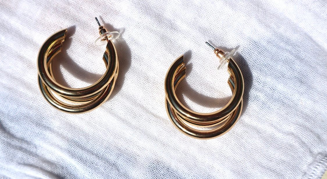 Gold Hoop Earrings