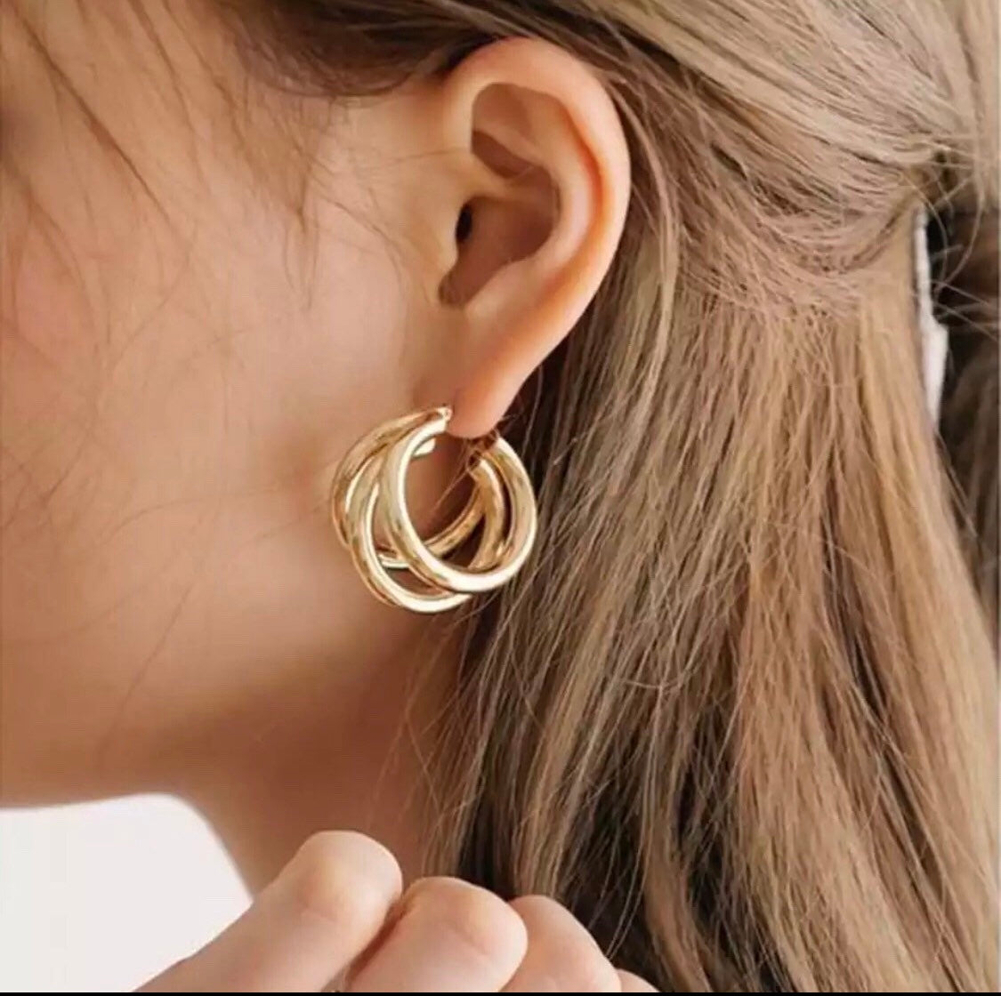 Gold Hoop Earrings