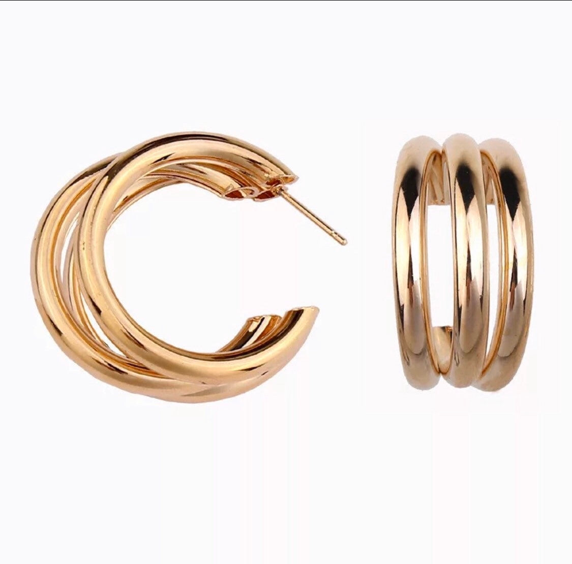 Gold Hoop Earrings