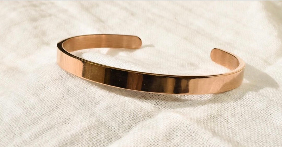 Gold Bangle Inspirational Cuff Bracelet