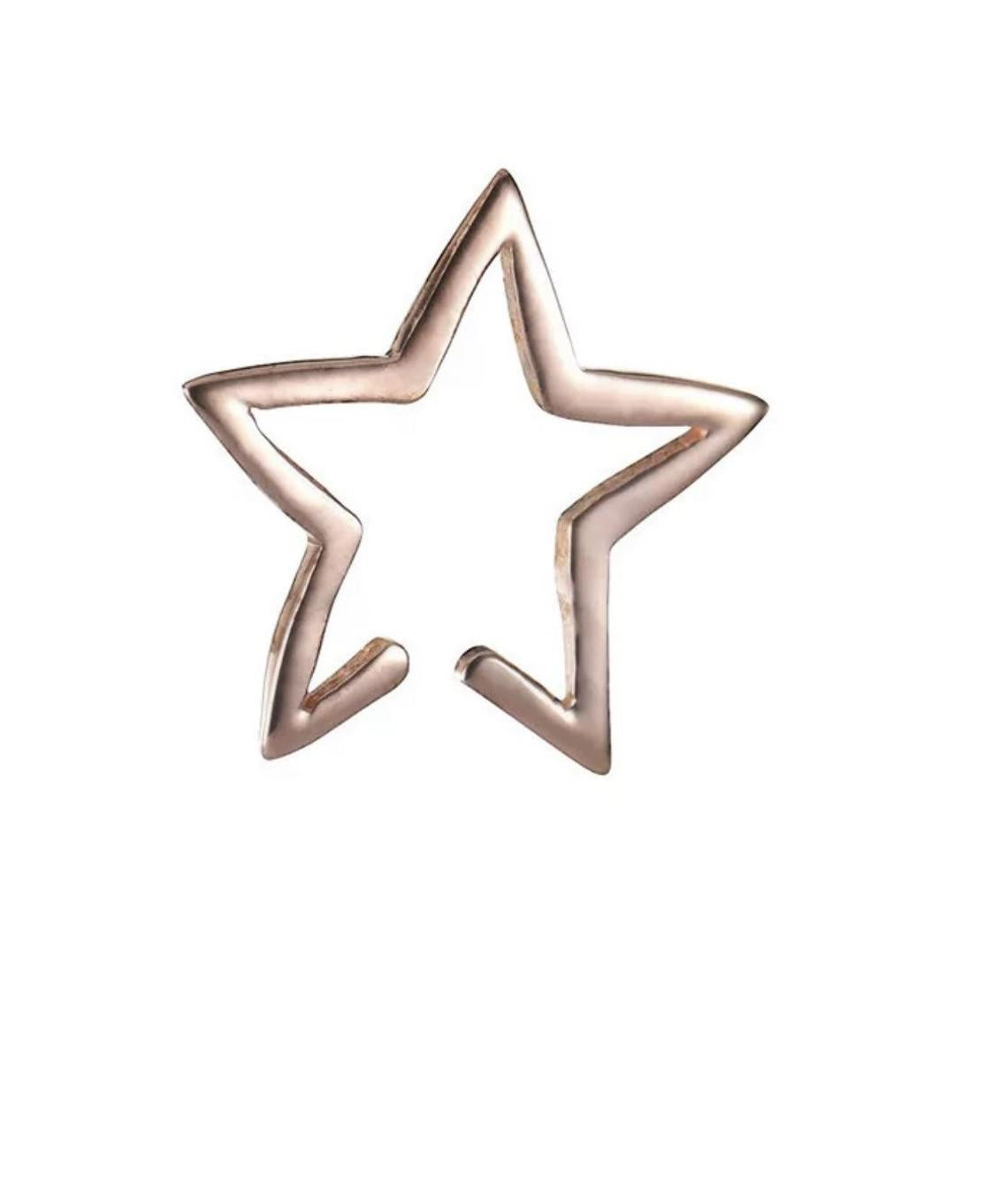 Gold Star Clip Earring