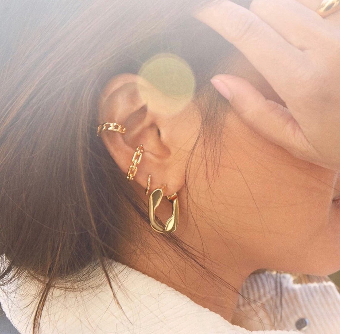 Gold Hoop Earrings