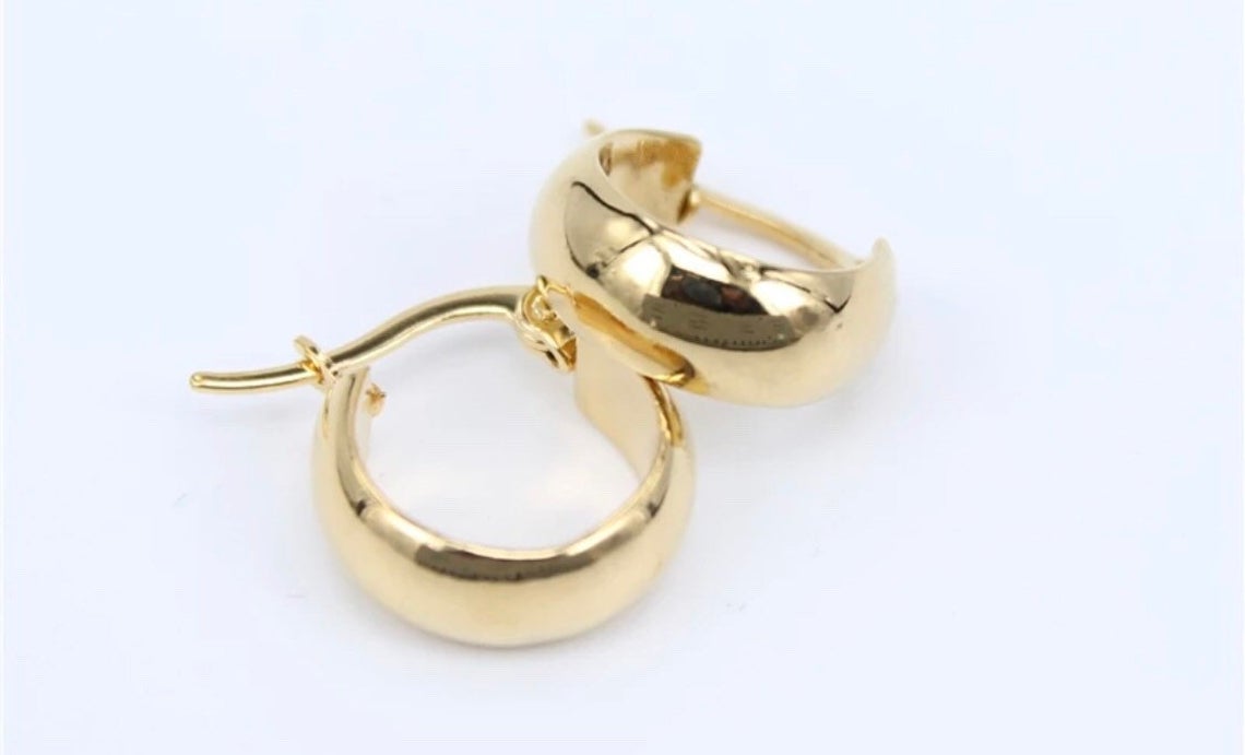 Gold Hoop Earrings