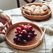 Wicker Rattan Round Tray