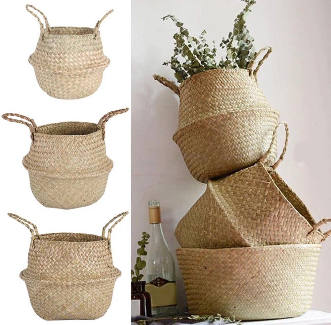 Large Wicker woven basket