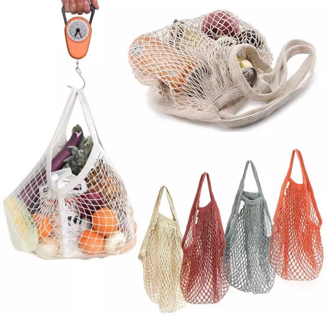 Tote shopper bag fruit vegetable shopper string bags